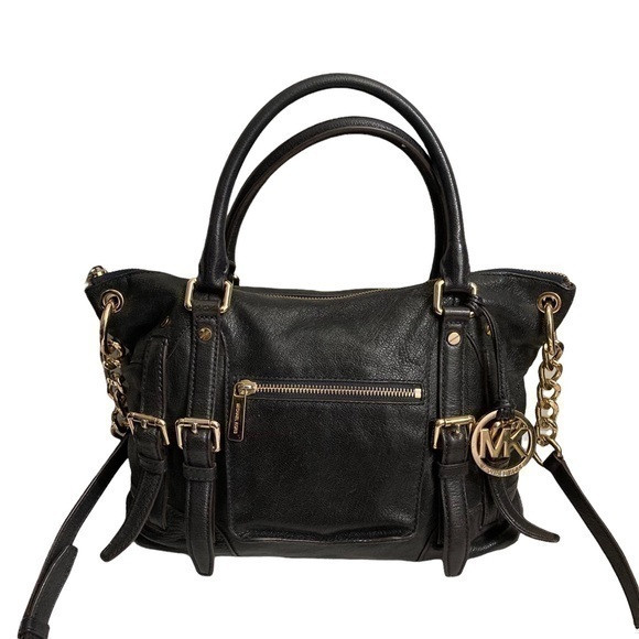 Michael Kors two way leather satchel bag